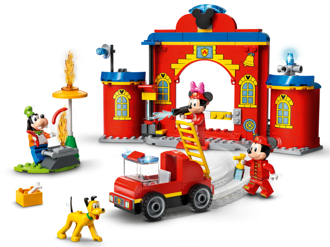 Mickey & Friends Fire Truck & Station