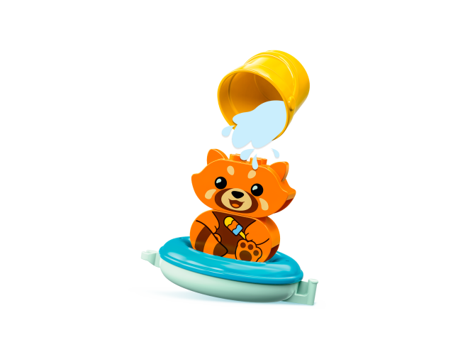 Bath Time Fun: Floating Red Panda