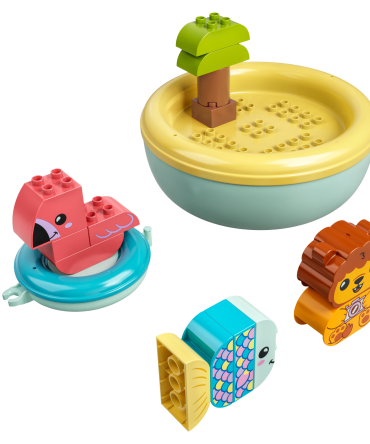 Bath Time Fun: Floating Animal Island