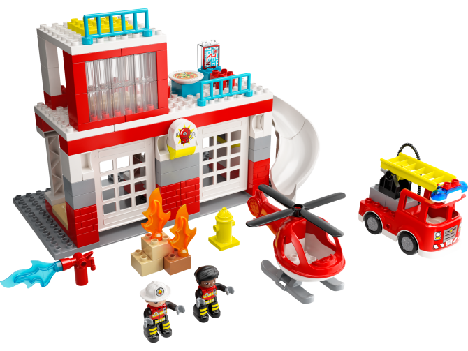 Fire Station & Helicopter