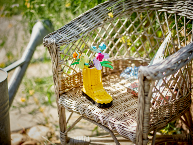 Flowers in Watering Can