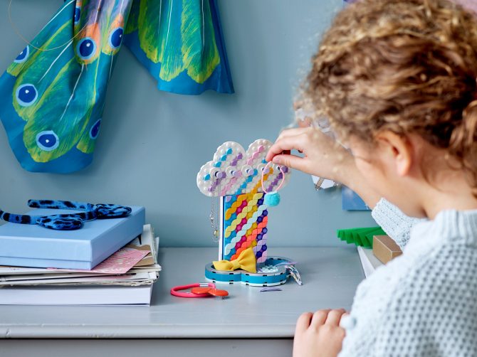 Rainbow Jewelry Stand