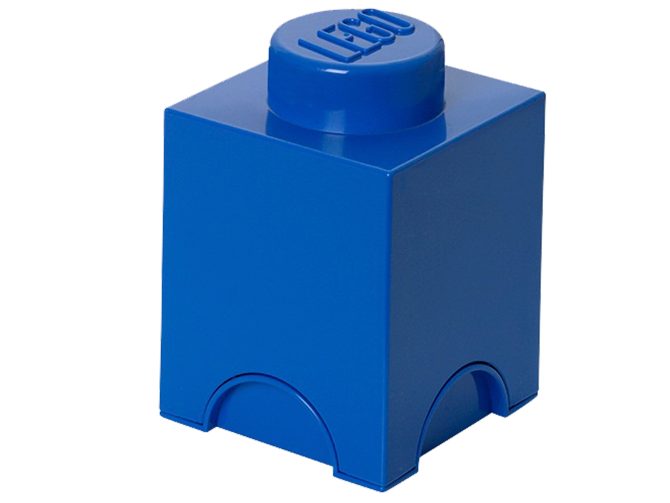 LEGO® 1-stud Blue Storage Brick