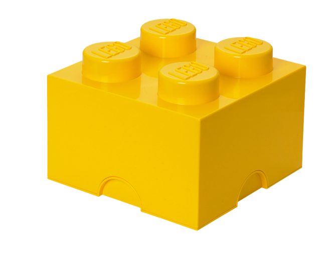 LEGO® 4-stud Yellow Storage Brick