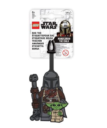 The Mandalorian™ with Grogu™ Bag Tag