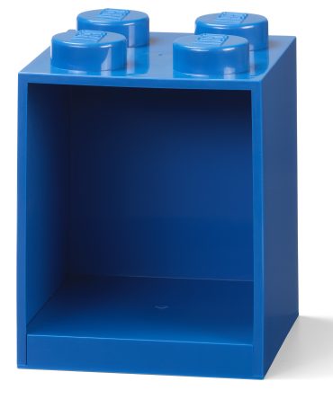 4-Stud Brick Shelf – Blue