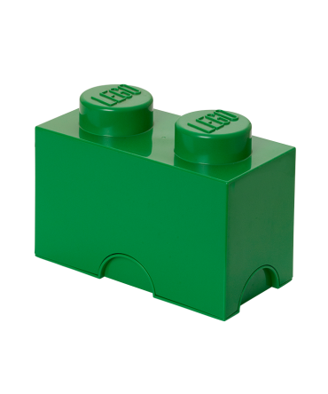 2-Stud Storage Brick – Green