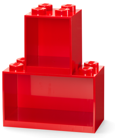 Brick Shelf Set – Red