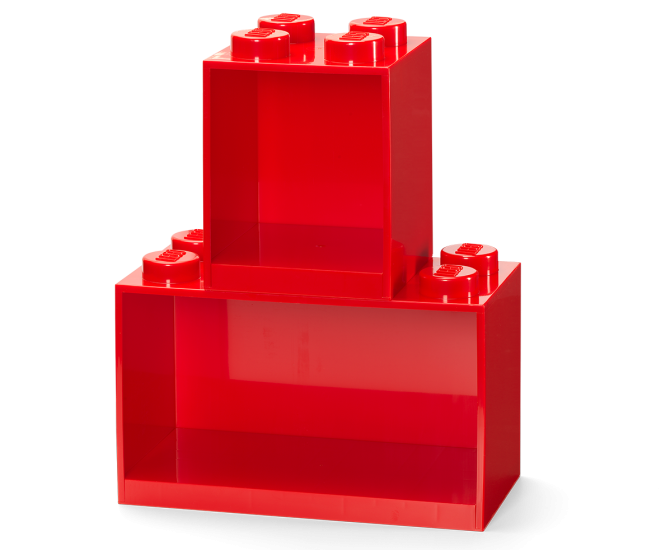 Brick Shelf Set – Red