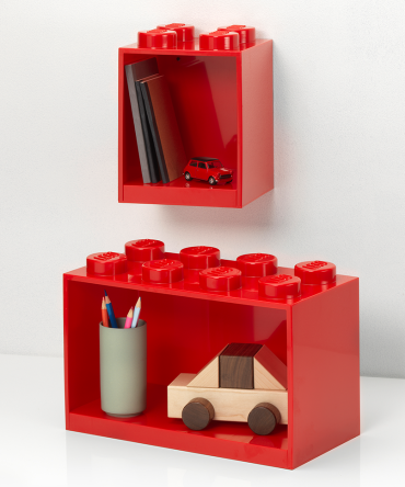 Brick Shelf Set – Red