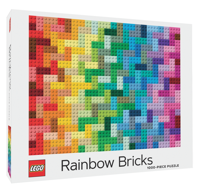 Rainbow Bricks 1,000-Piece Puzzle