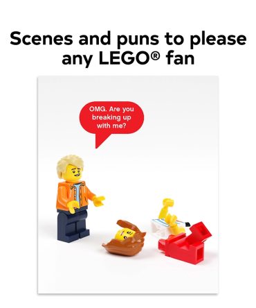 LEGO® Minifigure Notes: 20 Notecards and Envelopes