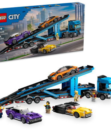 Car Transporter Truck with Sports Cars