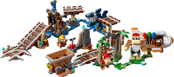 Diddy Kong's Mine Cart Ride Expansion Set