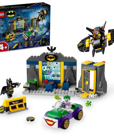 The Batcave™ with Batman™, Batgirl™ and The Joker™