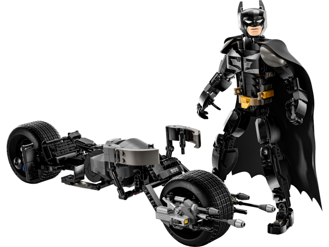 Batman™ Construction Figure and the Bat-Pod Bike