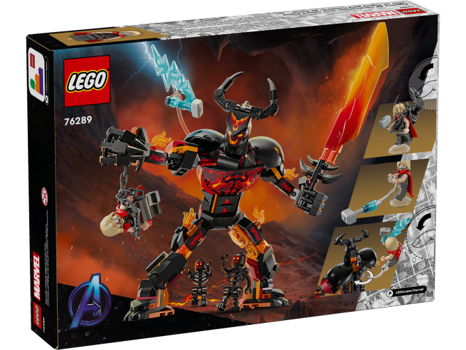 Thor vs. Surtur Construction Figure