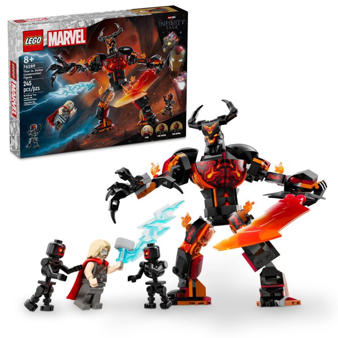 Thor vs. Surtur Construction Figure